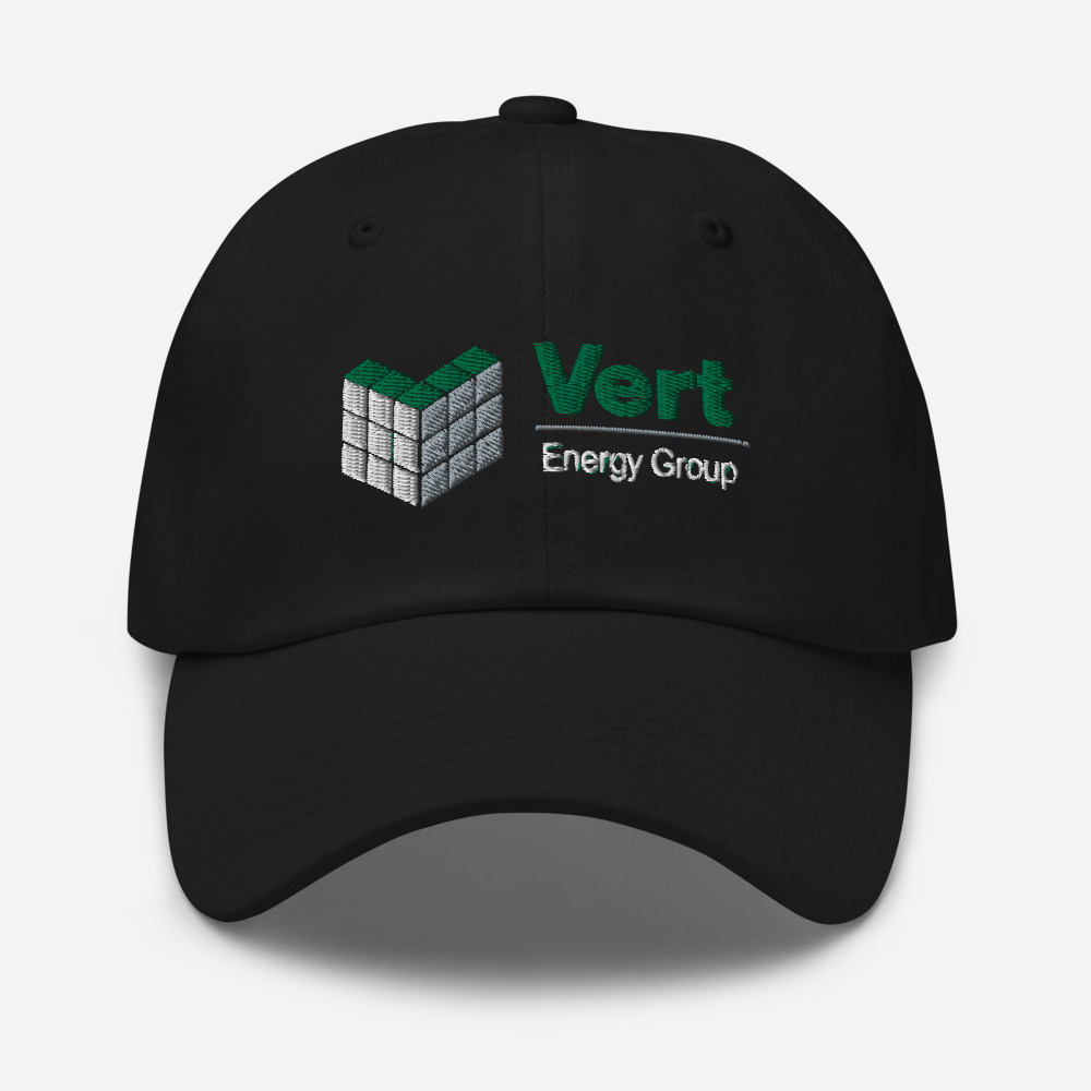 Vert Stacked Green Hat
