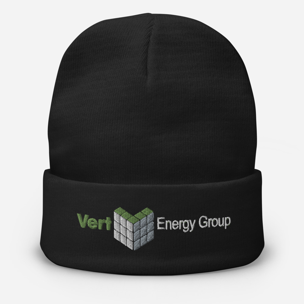 Vert Embroidered Beanie