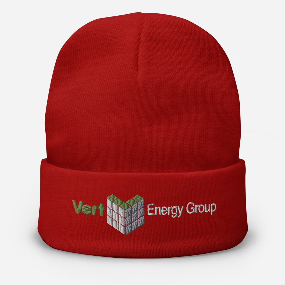 Vert Embroidered Beanie - Image 2