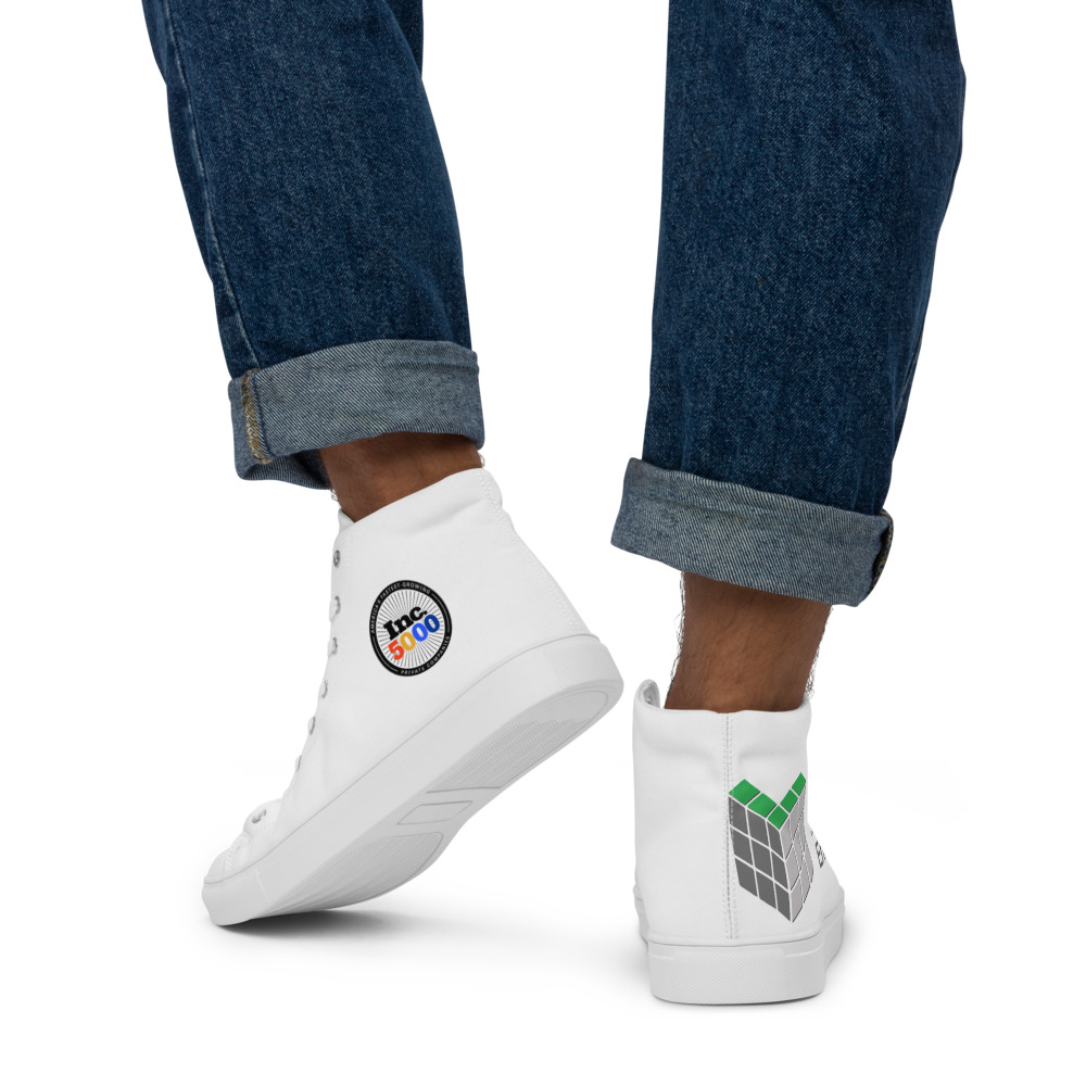 Men’s high top canvas shoes - Image 2