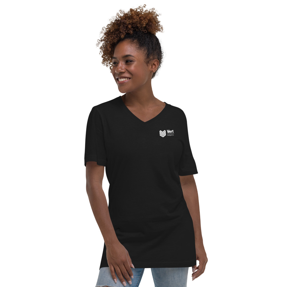 Unisex Short Sleeve V-Neck T-Shirt - Image 3