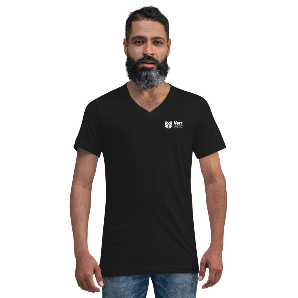 Unisex Short Sleeve V-Neck T-Shirt - Image 4