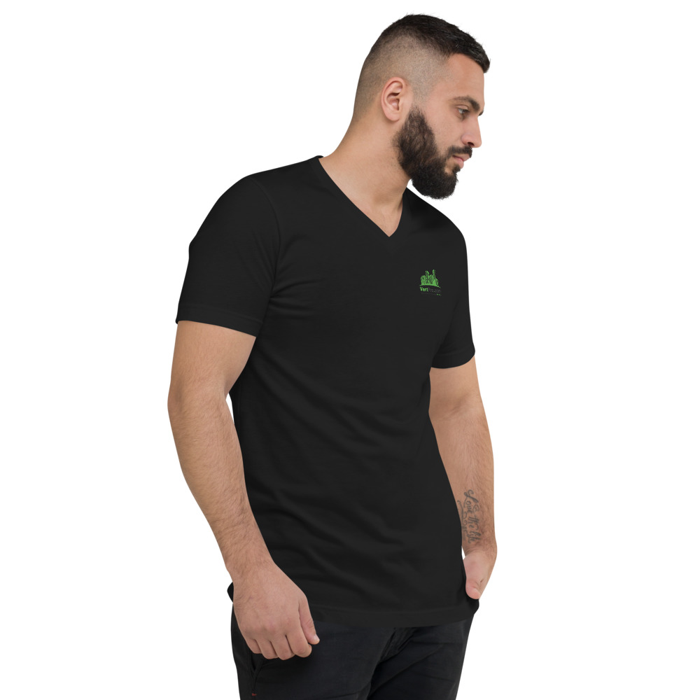 Unisex Short Sleeve V-Neck T-Shirt - Image 7