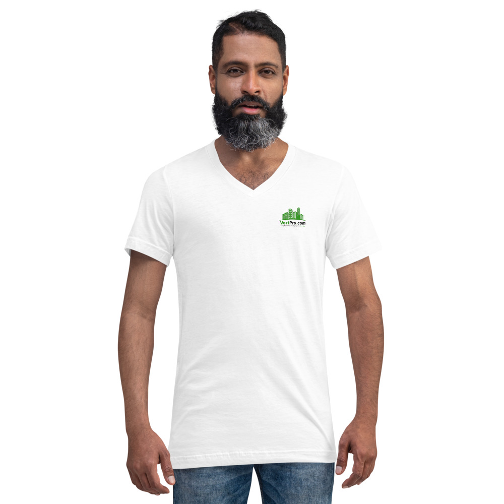 Unisex Short Sleeve V-Neck T-Shirt - Image 2