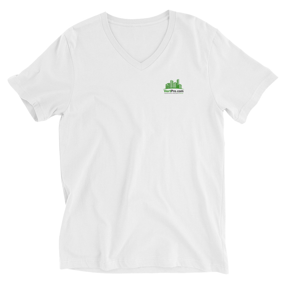 Unisex Short Sleeve V-Neck T-Shirt - Image 4