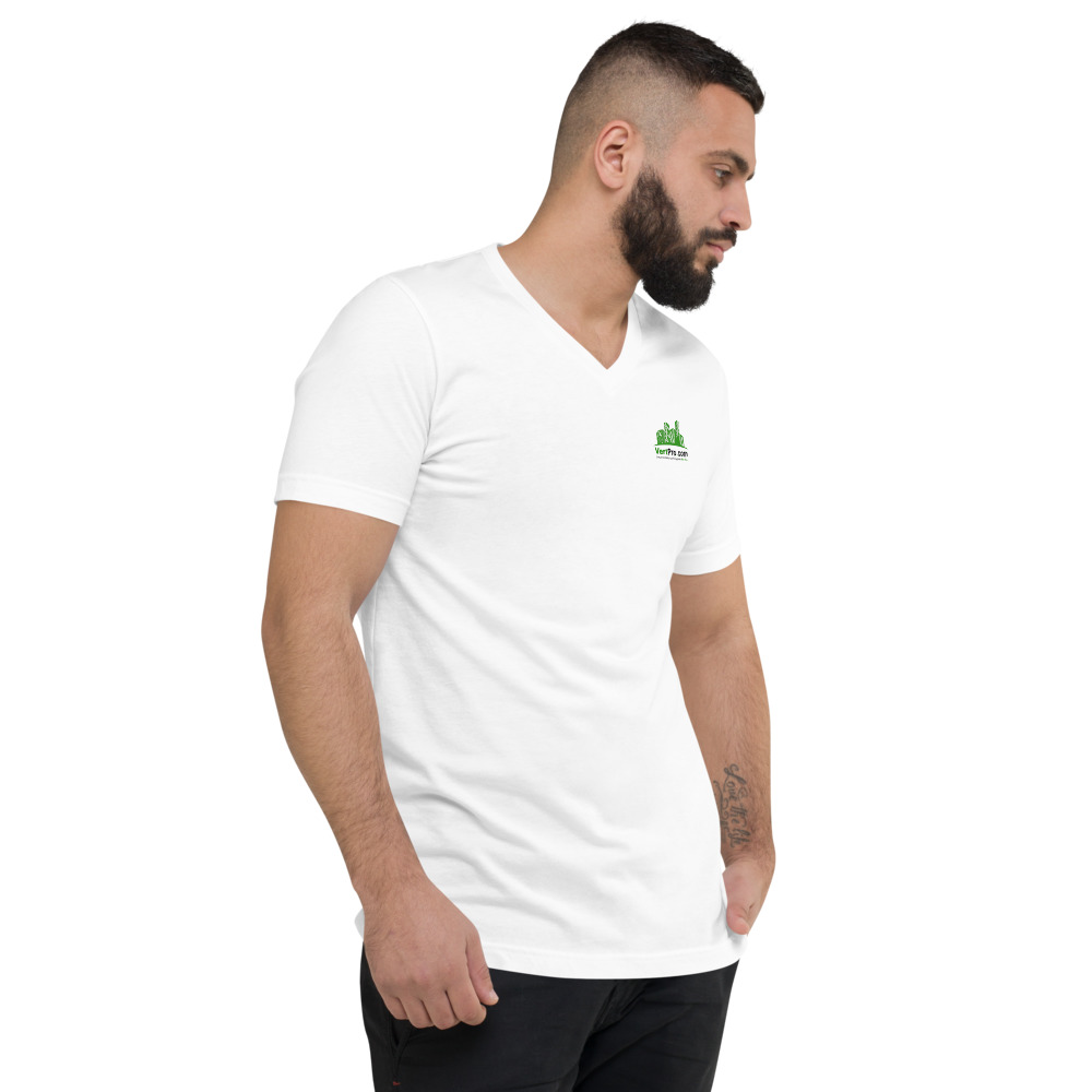 Unisex Short Sleeve V-Neck T-Shirt - Image 9
