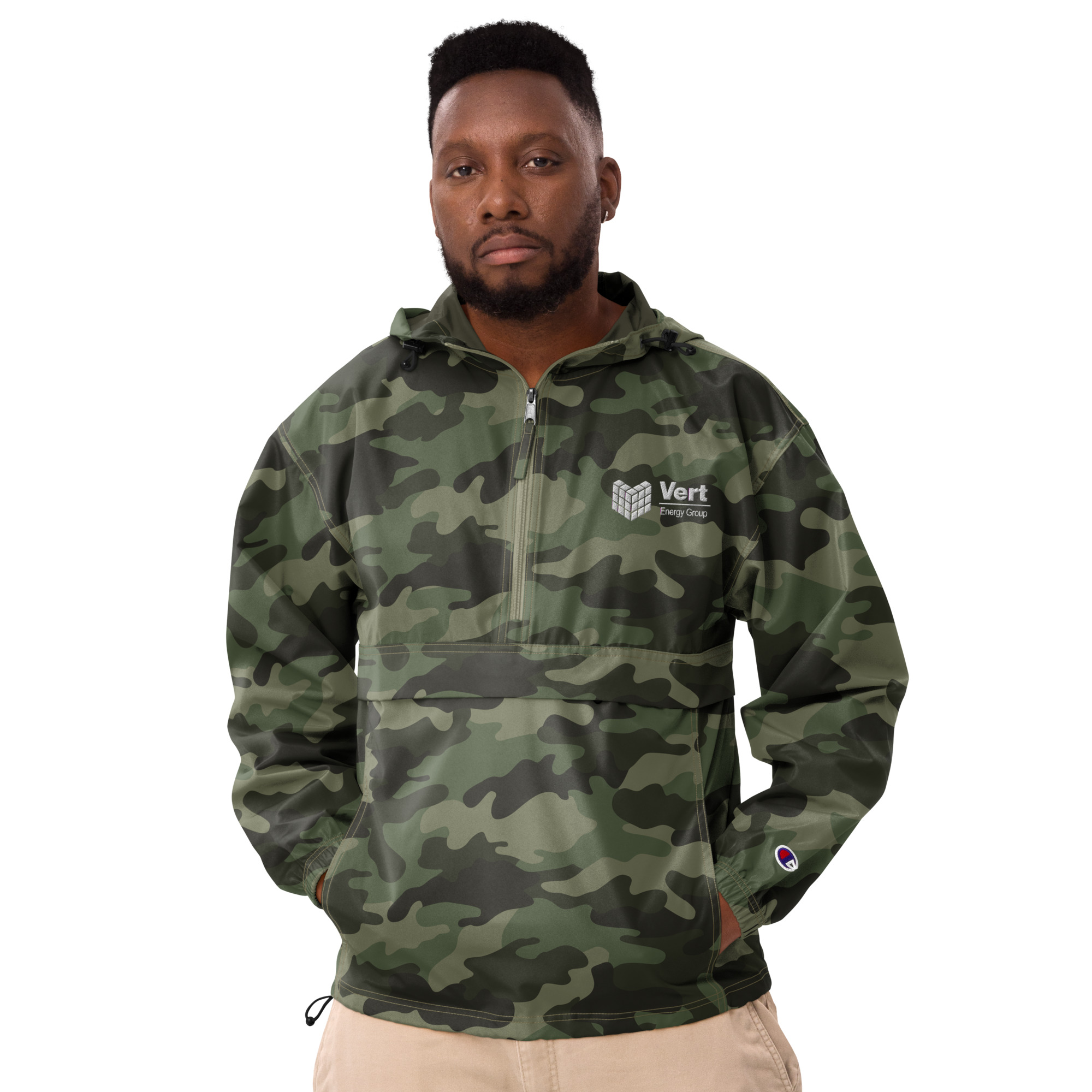 Embroidered Champion Packable Jacket - Image 3