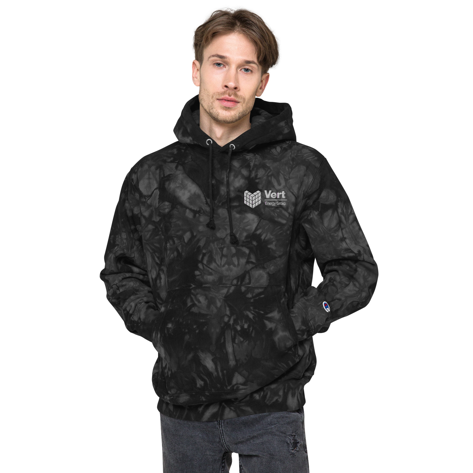 Unisex Champion tie-dye hoodie - Image 2