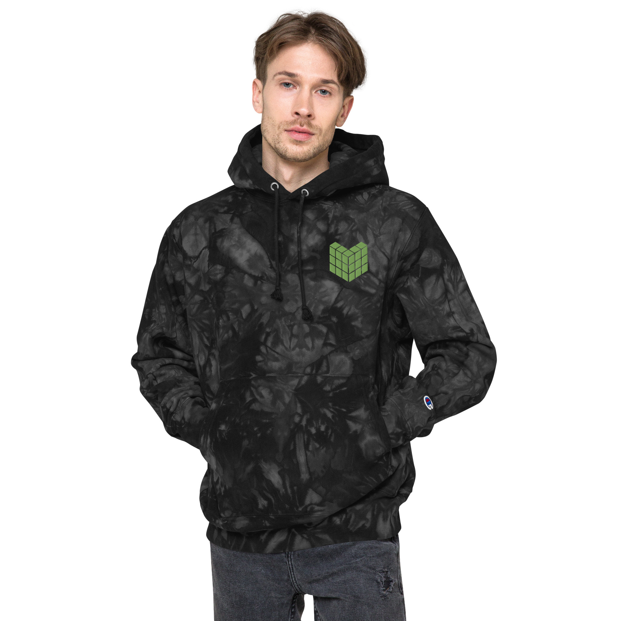 Unisex Champion tie-dye hoodie - Image 2