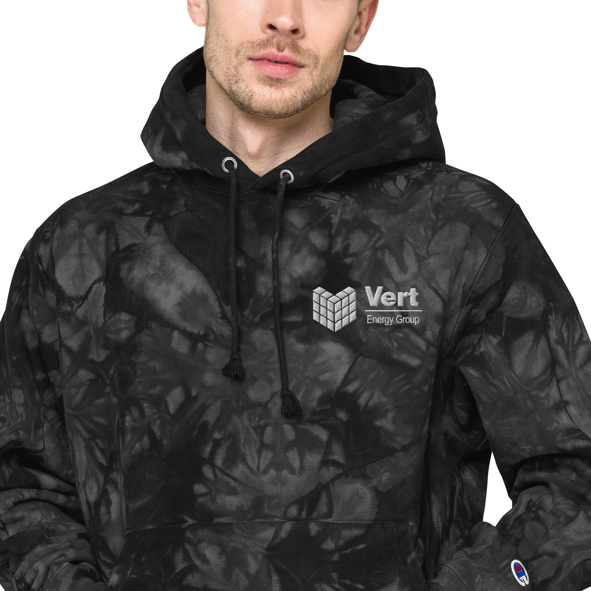 Unisex Champion tie-dye hoodie - Image 3
