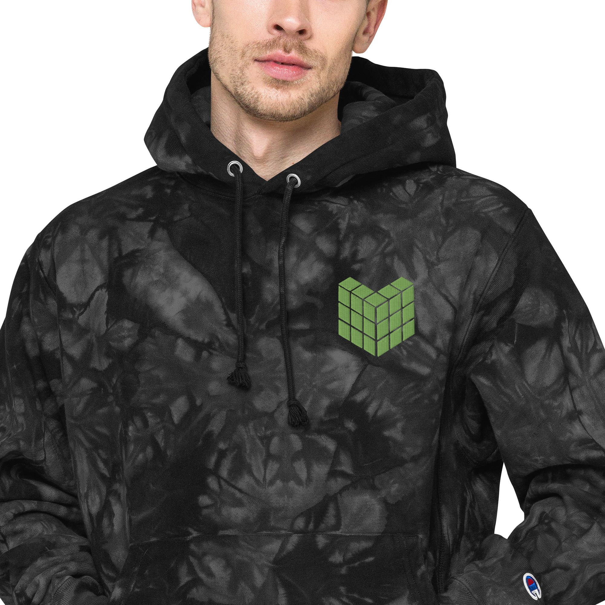 Unisex Champion tie-dye hoodie - Image 3