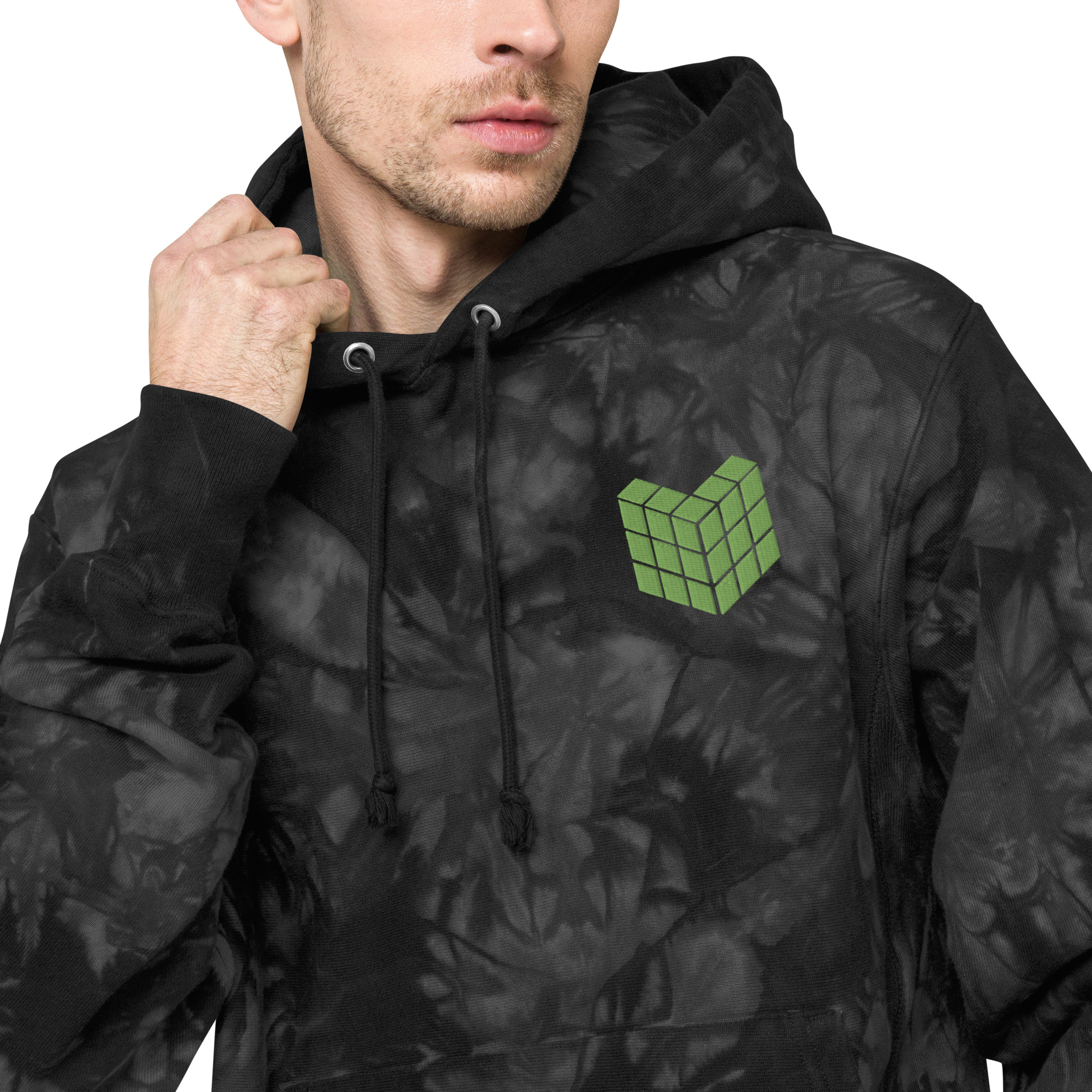 Unisex Champion tie-dye hoodie - Image 4