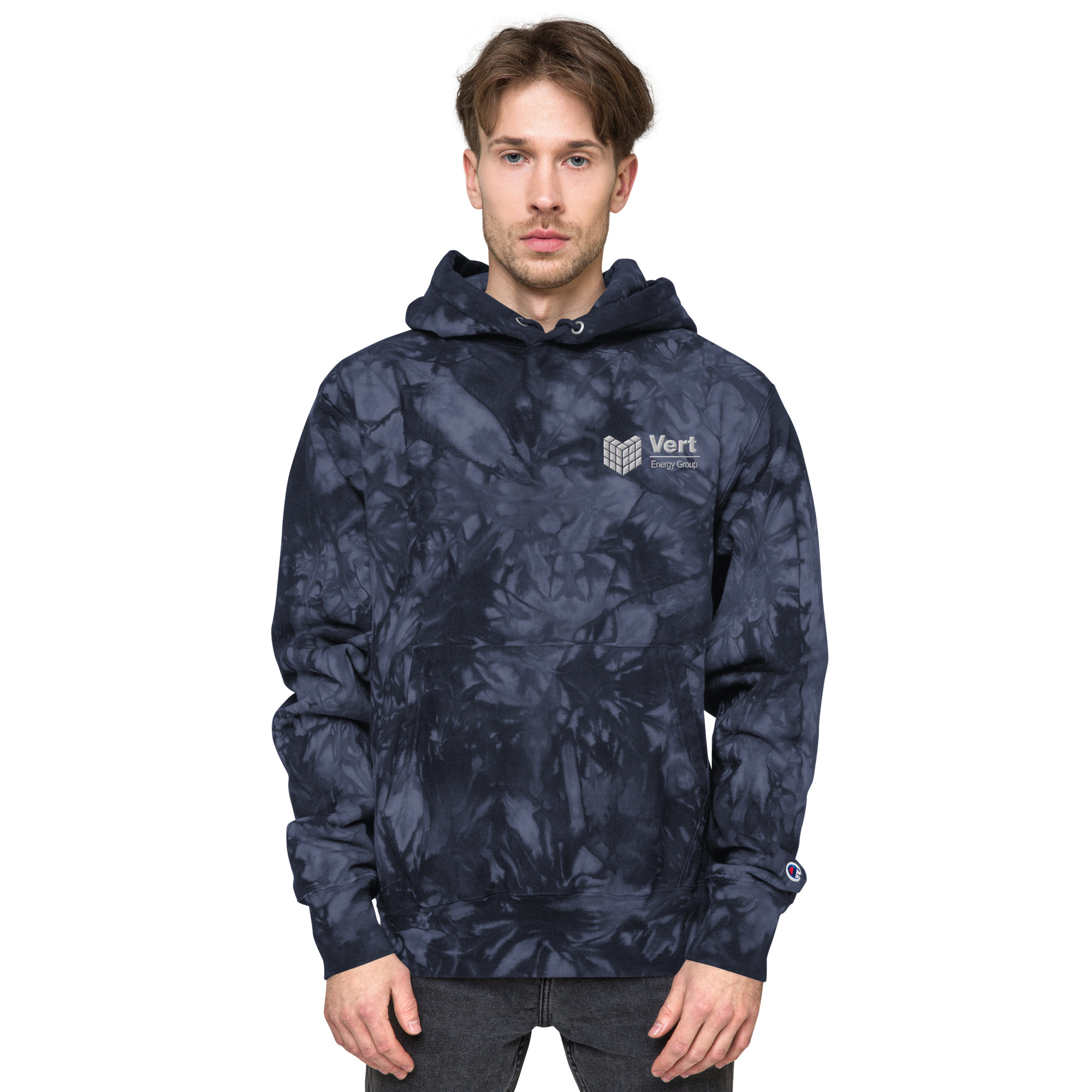 Unisex Champion tie-dye hoodie - Image 5