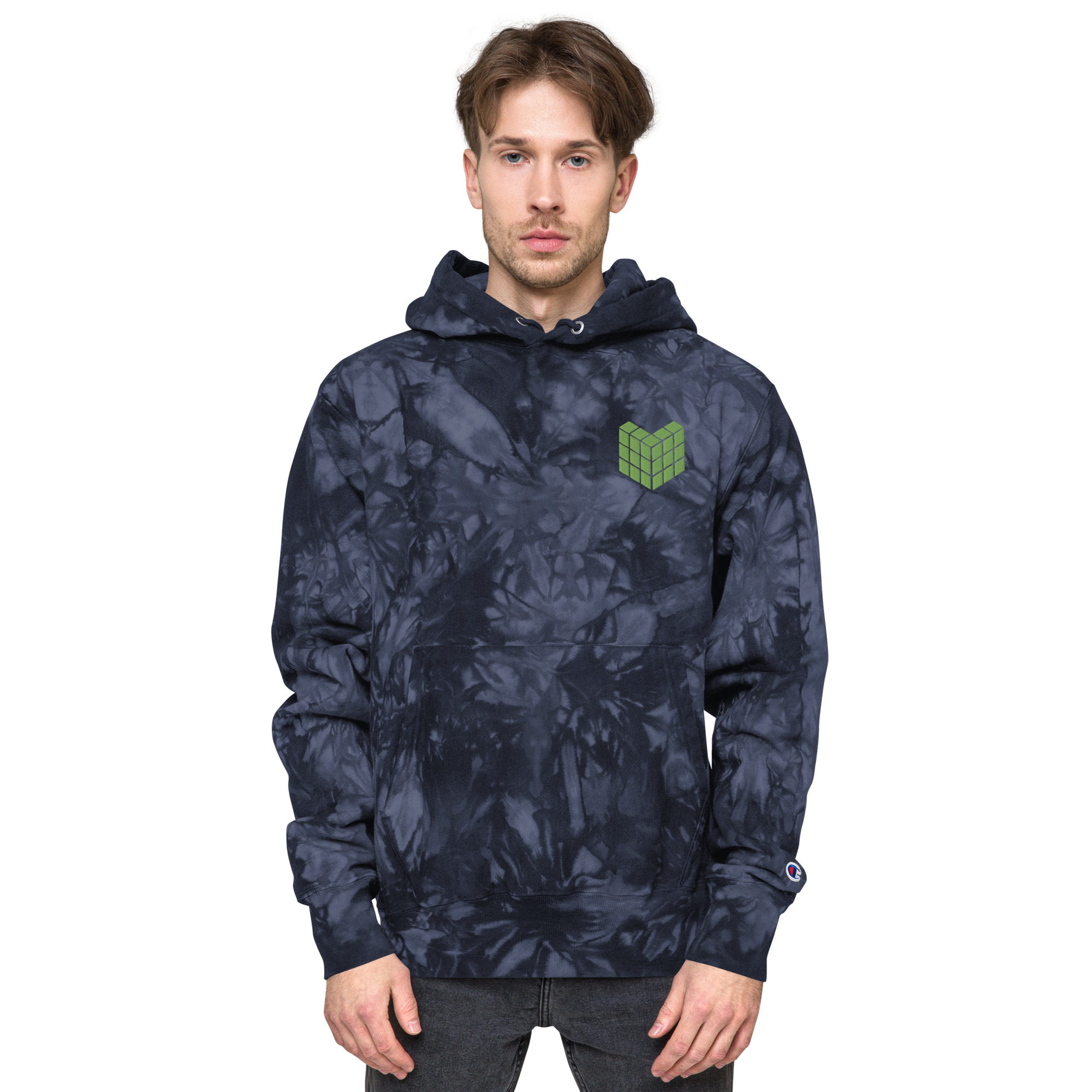 Unisex Champion tie-dye hoodie - Image 5