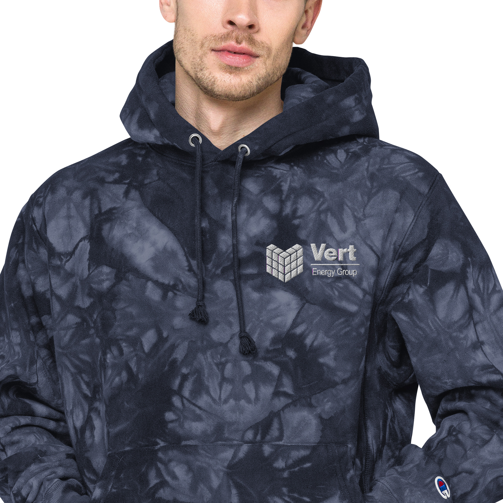 Unisex Champion tie-dye hoodie - Image 7