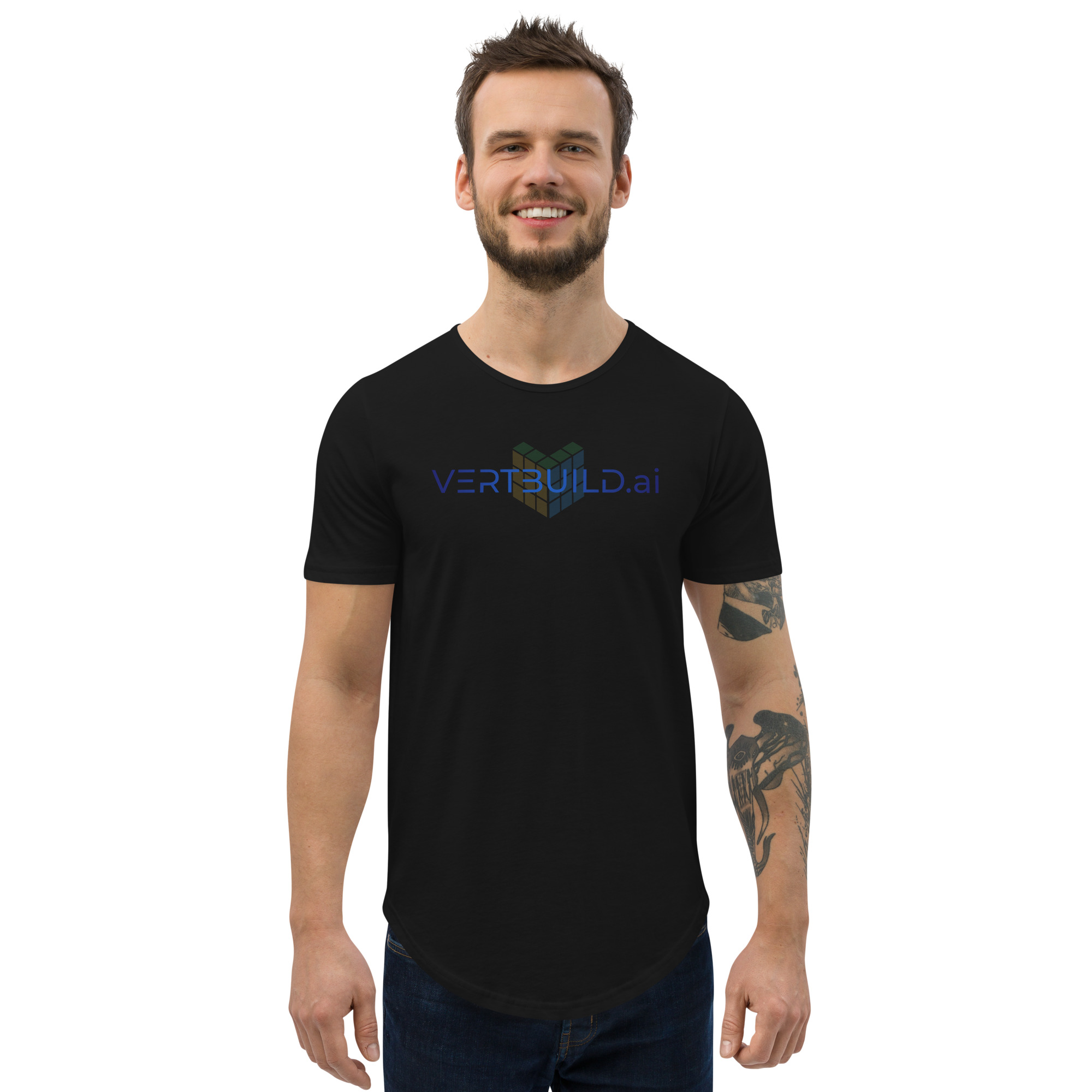 Men's Curved Hem T-Shirt - Image 2