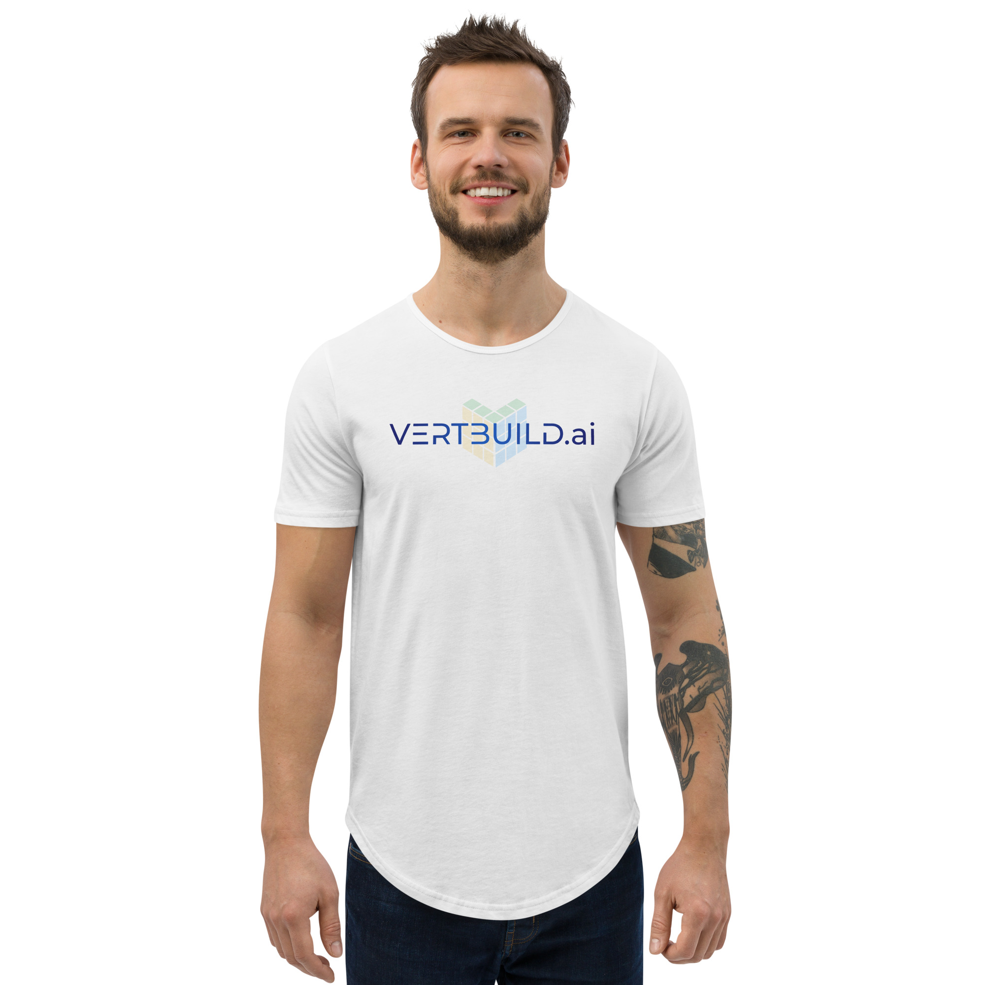 Men's Curved Hem T-Shirt - Image 7