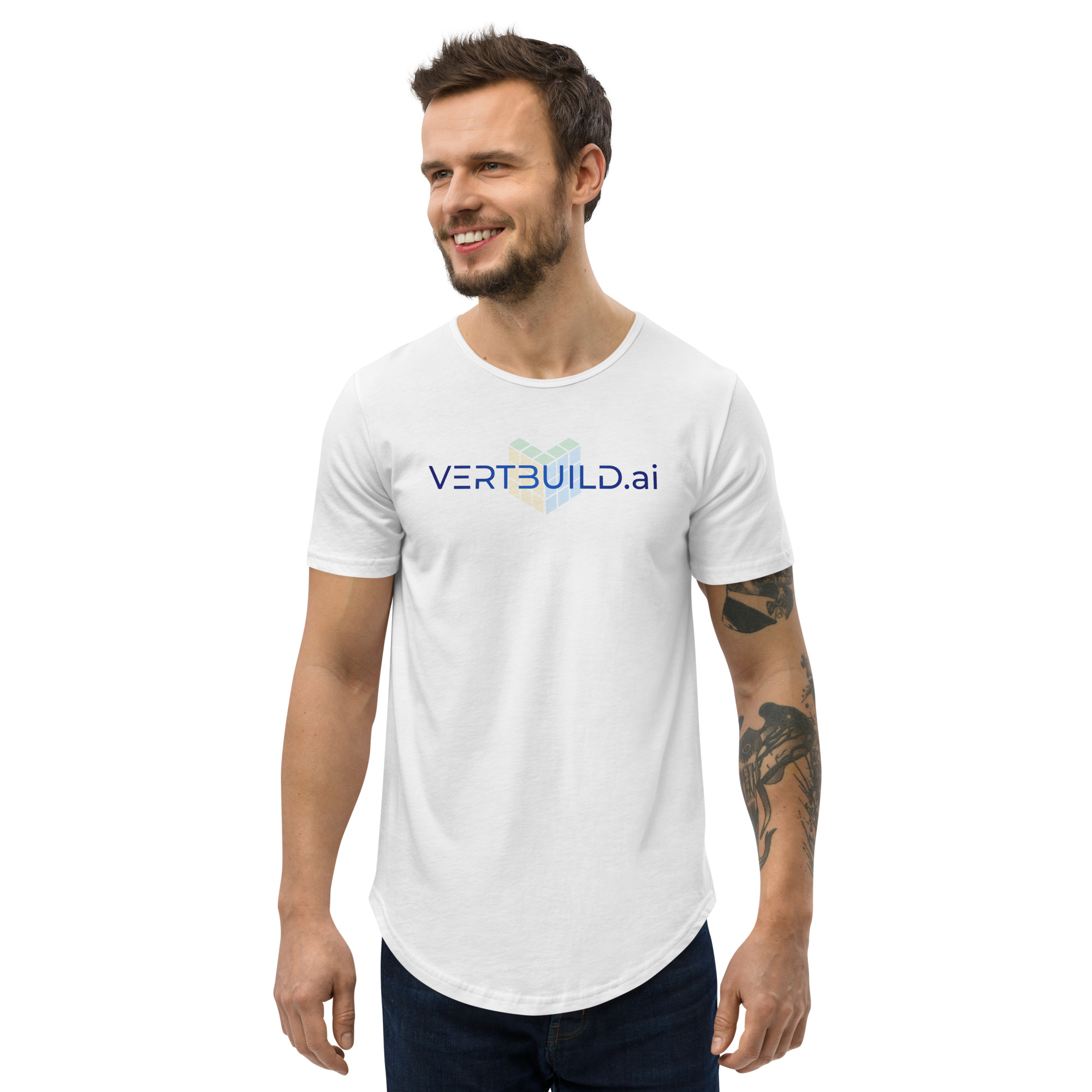 Men's Curved Hem T-Shirt - Image 8