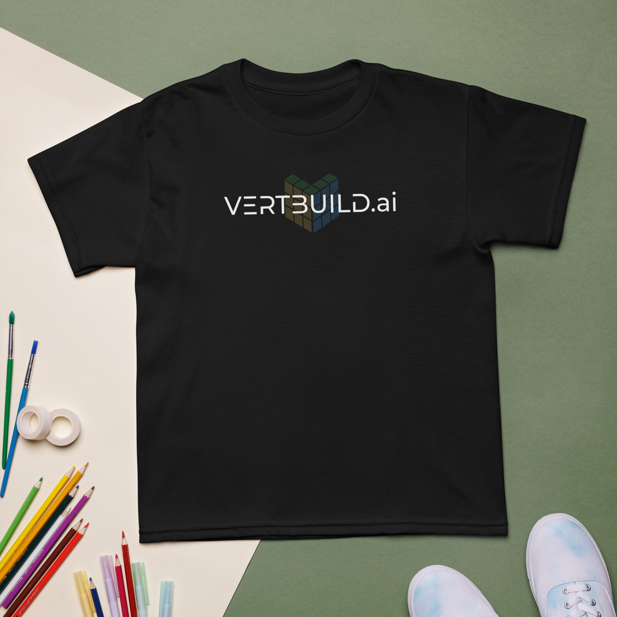 Youth Vertbuild.ai t-shirt - Image 2