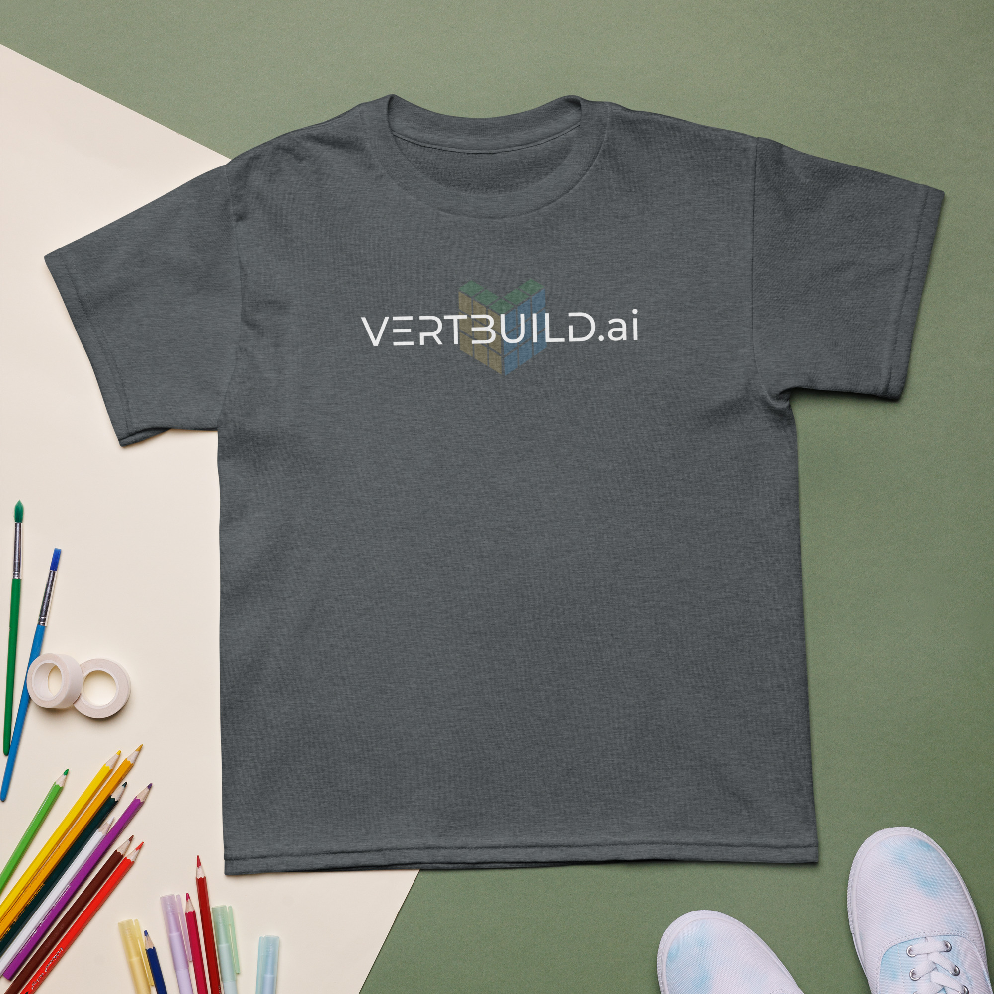 Youth Vertbuild.ai t-shirt - Image 4
