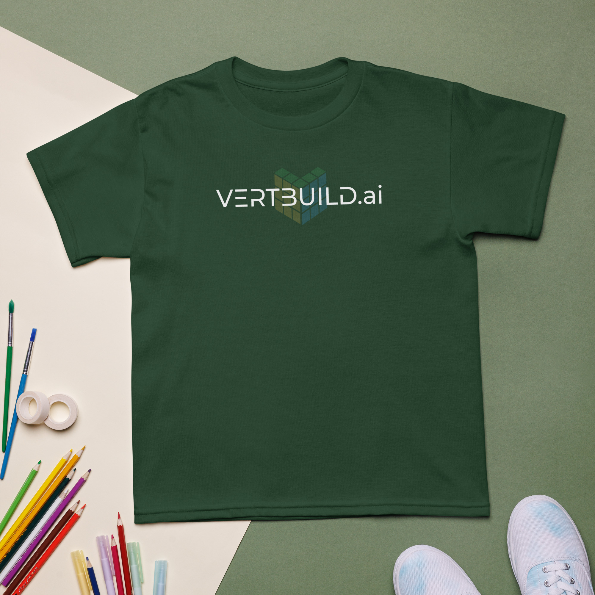 Youth Vertbuild.ai t-shirt