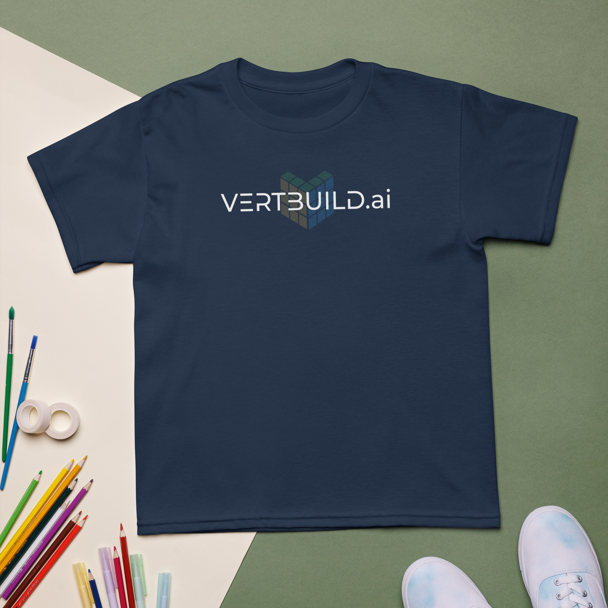 Youth Vertbuild.ai t-shirt - Image 3