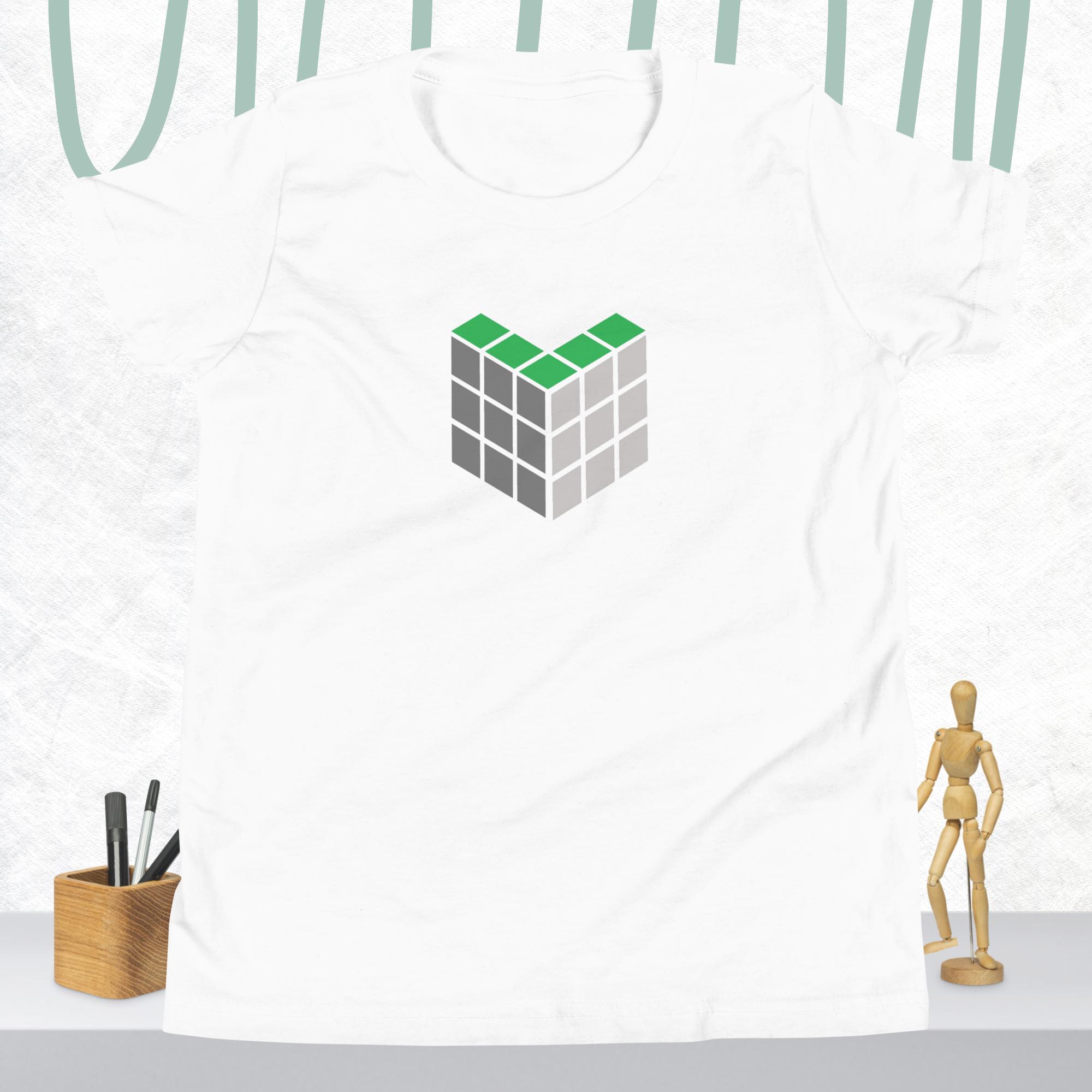 Youth Short Sleeve VERT CUBE T-Shirt - Image 4